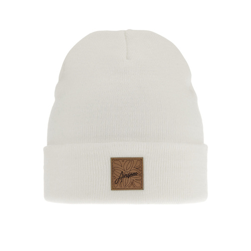 Berretto invernale bambina, bianca, Bellona