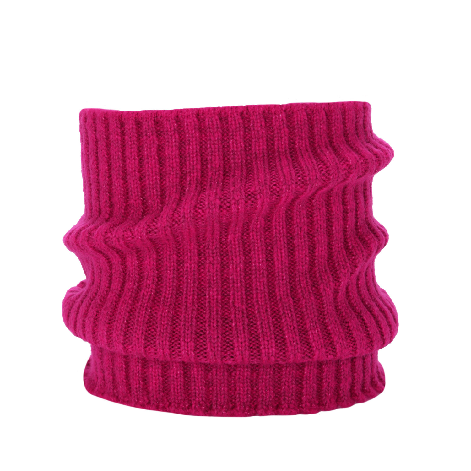 Scaldacollo invernale donna, amaranto, 100% Lana Merino, Besta