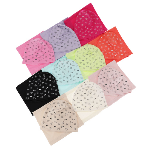 Set autunno/primavera bambina: berretto e scaldacollo, beige, in cotone, Lovena