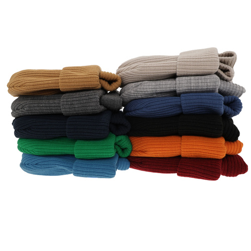 Set invernale bambino: berretto e scaldacollo, arancione, con pompon, Romeo