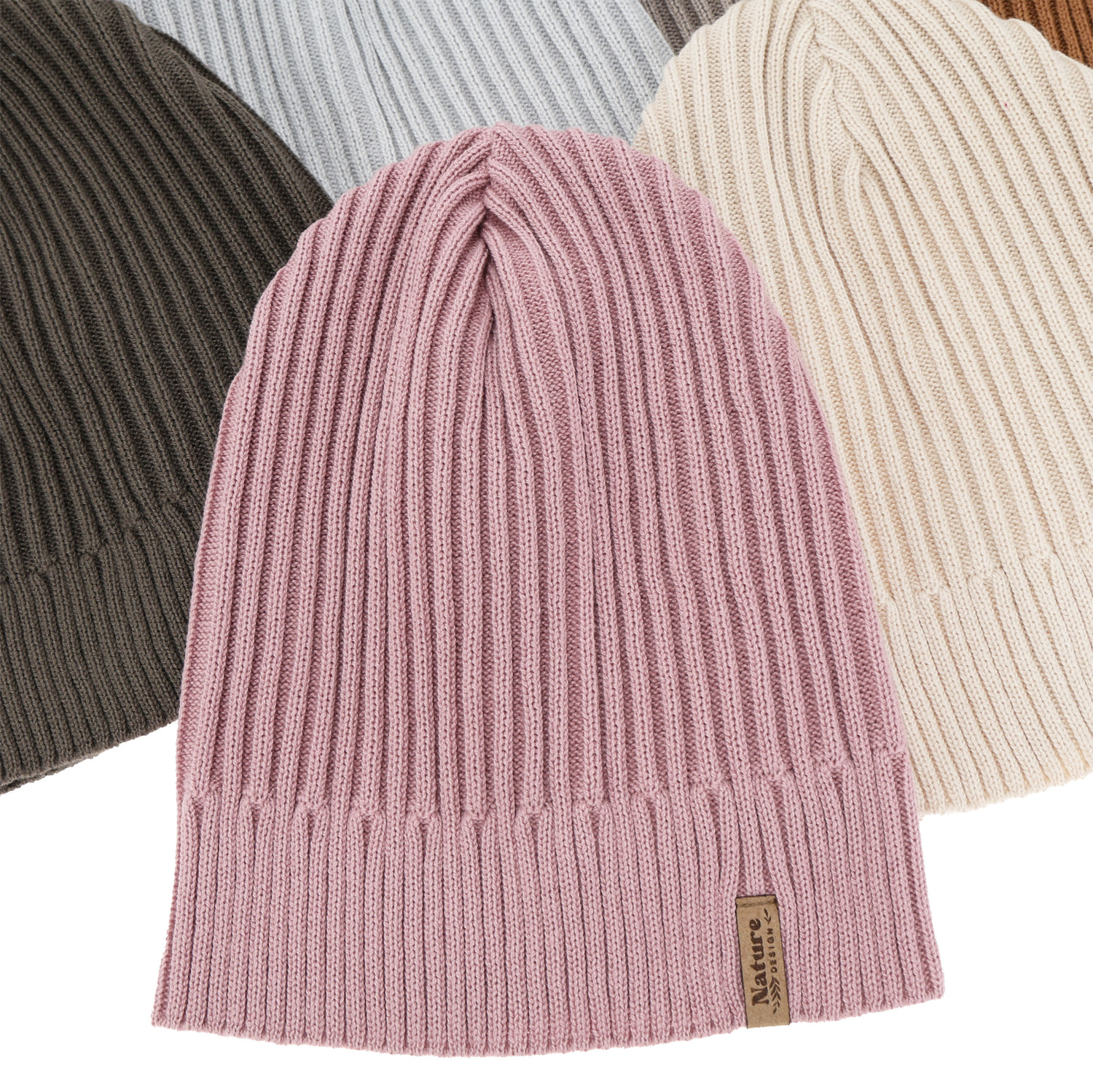 Berretto da donna primaverile, autunnale, con cotone, grigio, Mirona