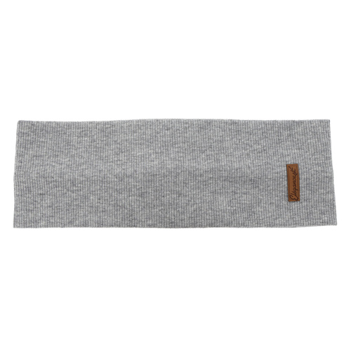 Fascia per capelli autunnale, primaverile, da donna, grigia, in cotone Sharon