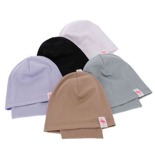 Set autunno/primavera bambina: berretto e scaldacollo, in cotone, nero, Rumilla