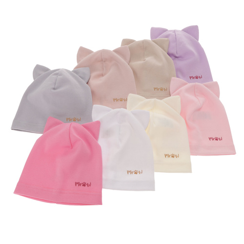 Berretto autunno/primavera bambina, bianco, Jaspera