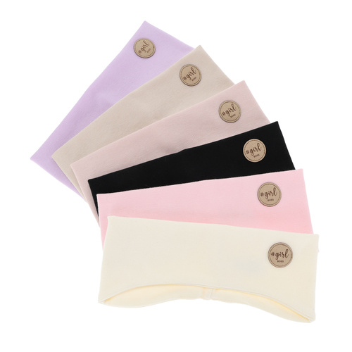 Fascia per capelli autunnale, primaverile per bambina, beige Maranta