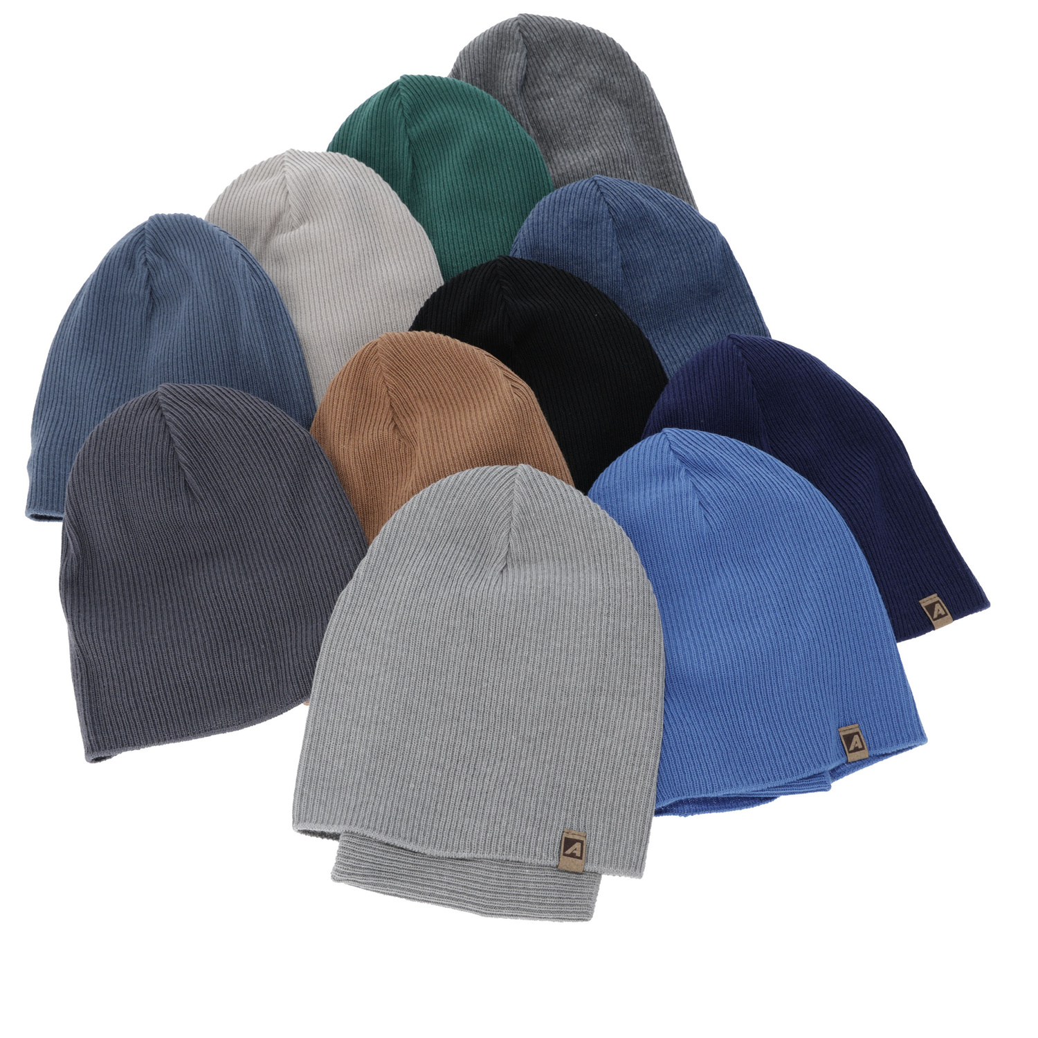 Set autunno/primavera bambino: berretto e scaldacollo, con cotone, smeraldo, Lucer