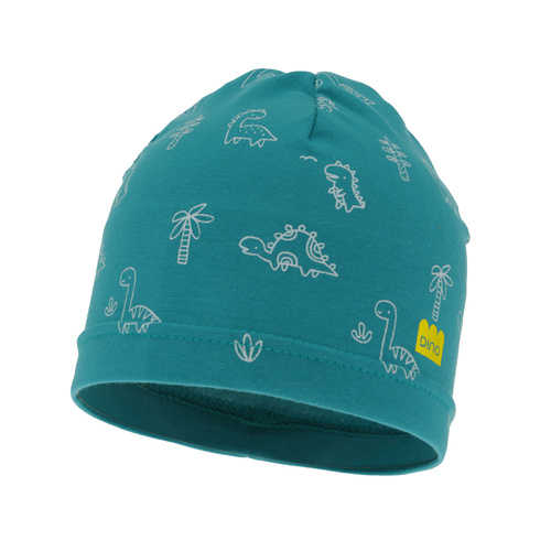 Berretto autunno/primavera bambino, verde smeraldo, in cotone, Jovik