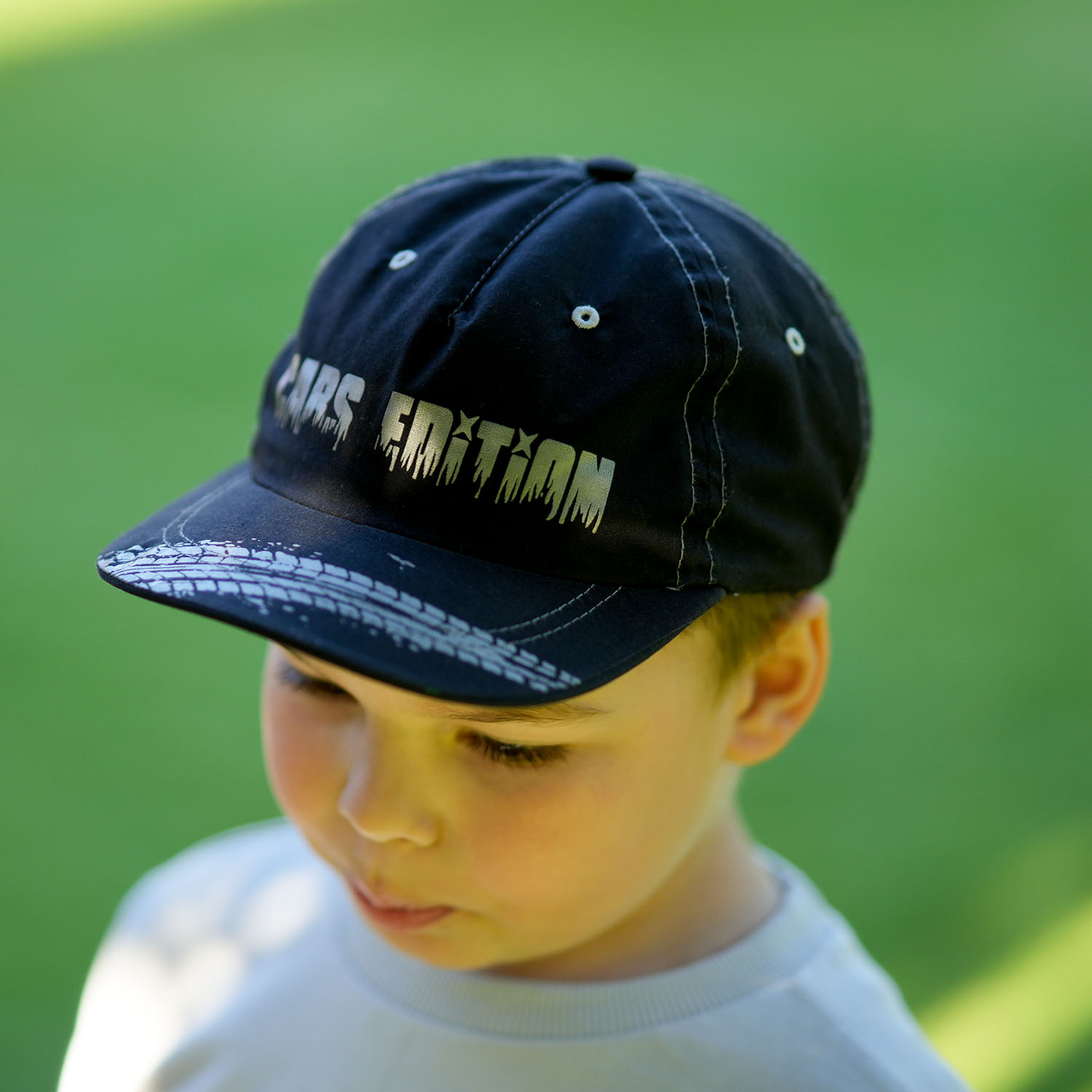 Cappellino con visiera bambino, nero, in cotone, Cars Edition