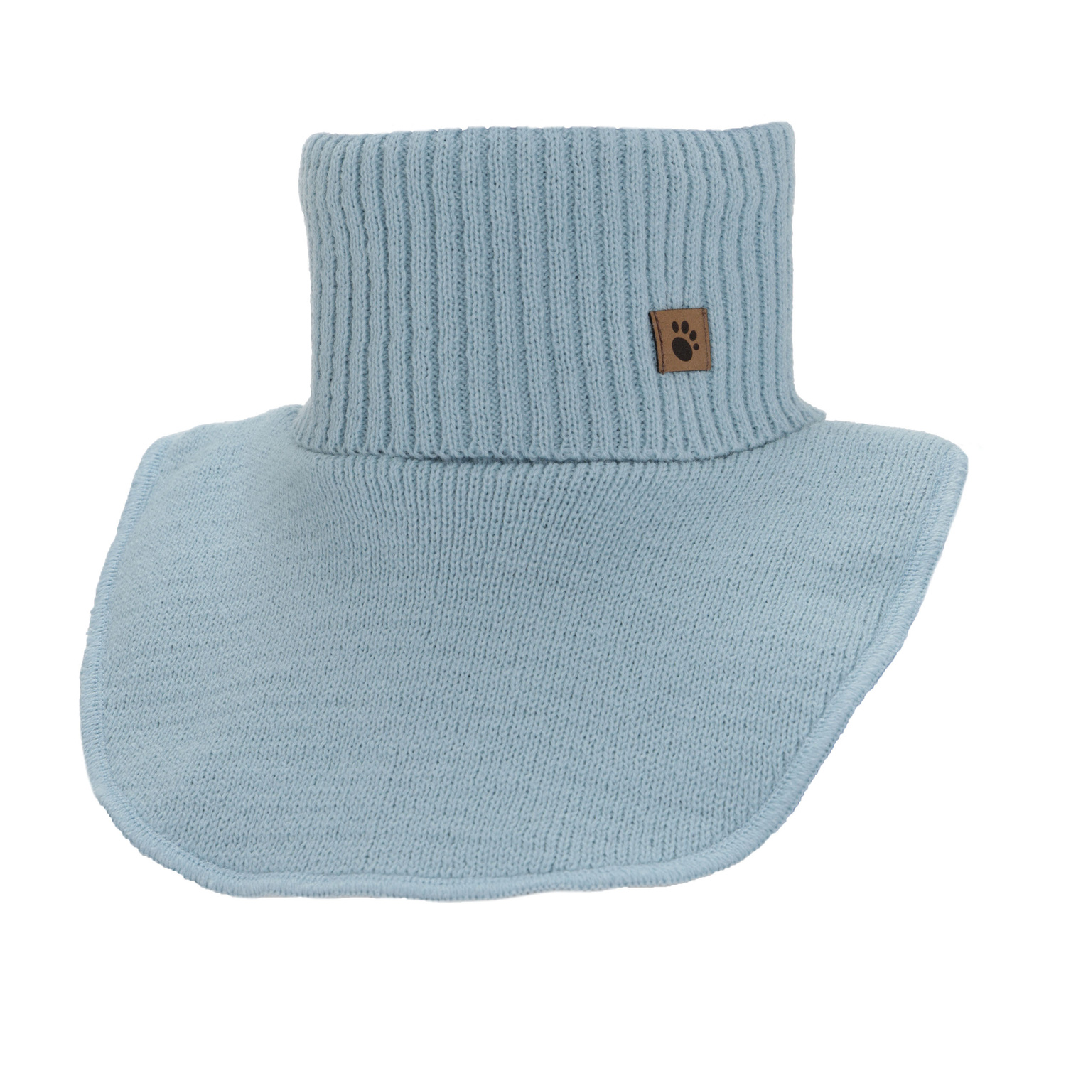 Scaldacollo con coprispalle indipendente invernale bambino, blu, foderato in cotone, Lamor