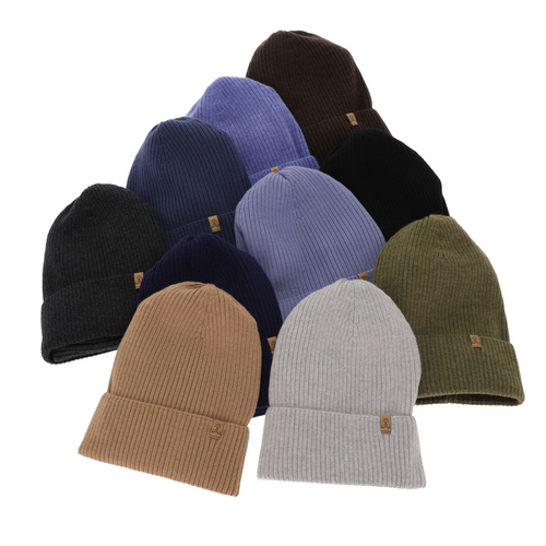 Set autunno/primavera bambino: berretto e scaldacollo, marrone, 100% Lana Merino, Lemas