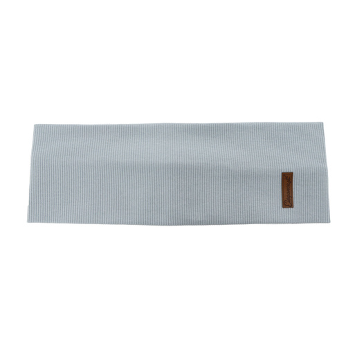 Fascia per capelli autunnale, primaverile, da donna, grigia, in cotone Sharon