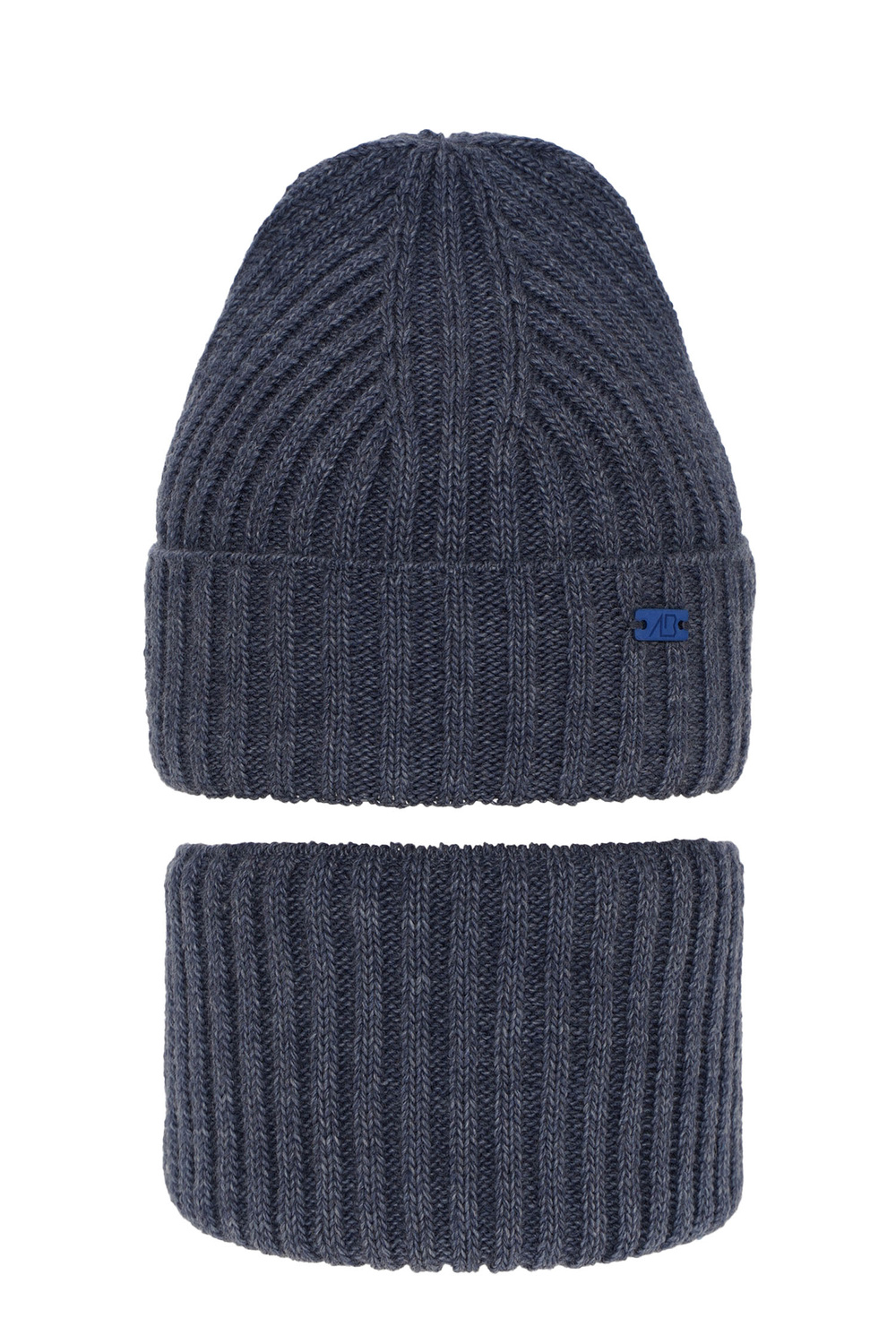 Set invernale bambino: berretto e scaldacollo, jeansowy, Zeno