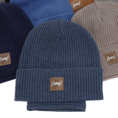 Set autunno/primavera bambino: berretto e scaldacollo, con cotone, cammello, Fenix