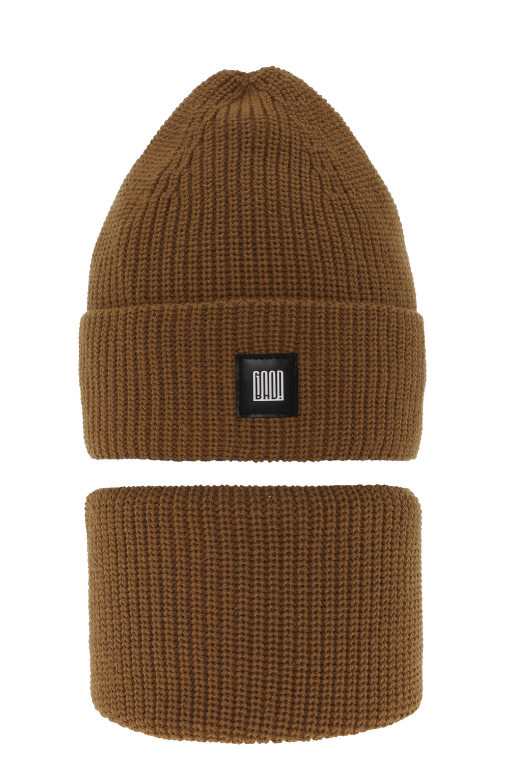 Set invernale bambino: berretto e scaldacollo, camel, Amadeo