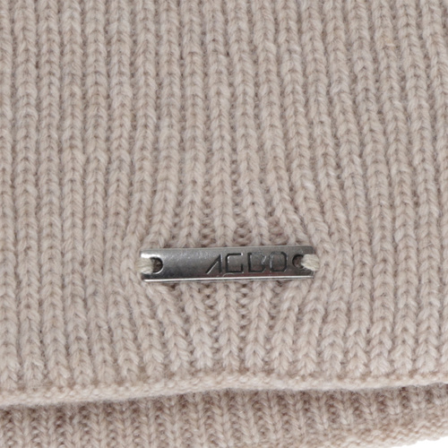 Berretto autunno/inverno donna, rosa chiaro, con lana merino e cashmere, Sindra