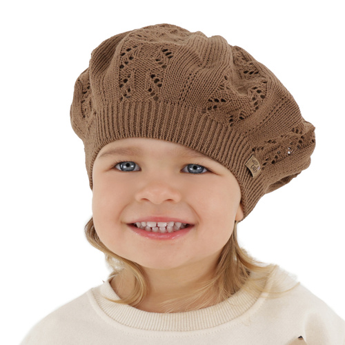 Berretto autunno/primavera bambina, beige, Kevira