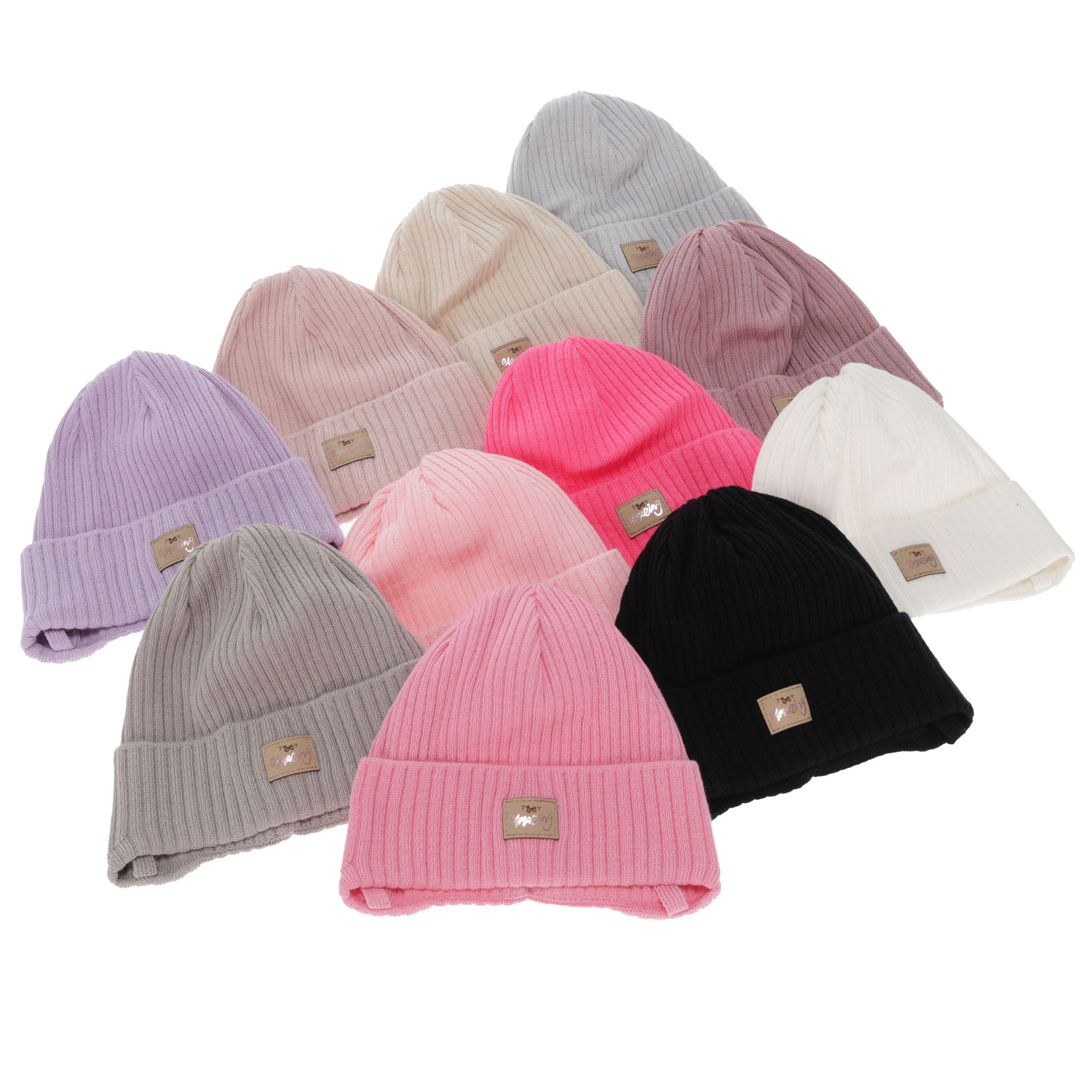 Berretto autunno/primavera bambina, viola, con lacci, con cotone, Tindra