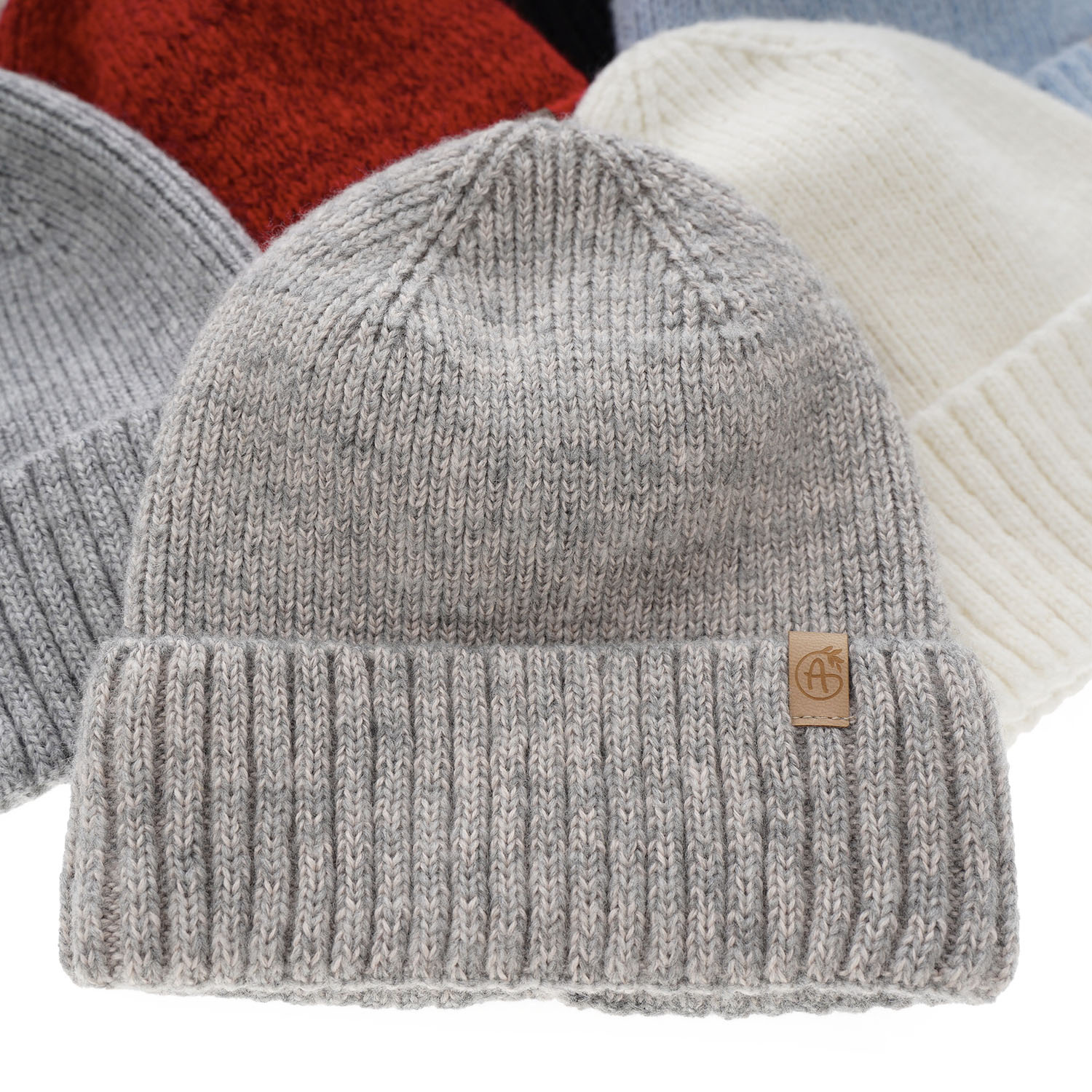 Berretto invernale donna, marrone, 100% Lana Merino, Alvara