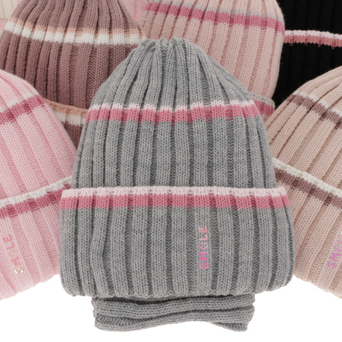 Set invernale bambina: berretto e scaldacollo, rosa, Judit