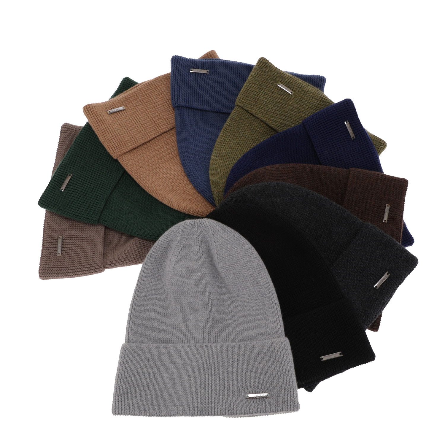 Berretto autunno/primavera uomo, marrone, 100% Lana Merino, Memfis