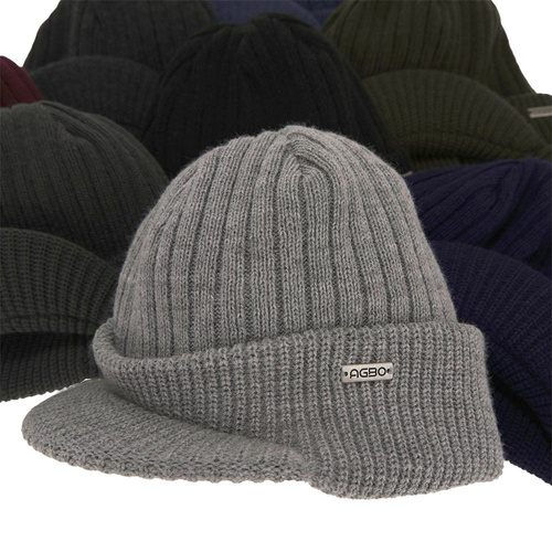 Berretto invernale uomo, grigio, Taker