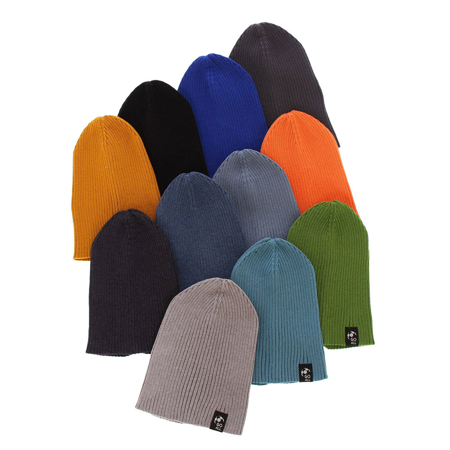 Berretto autunno/primavera bambino, con cotone, arancione, con pompon, Lenis