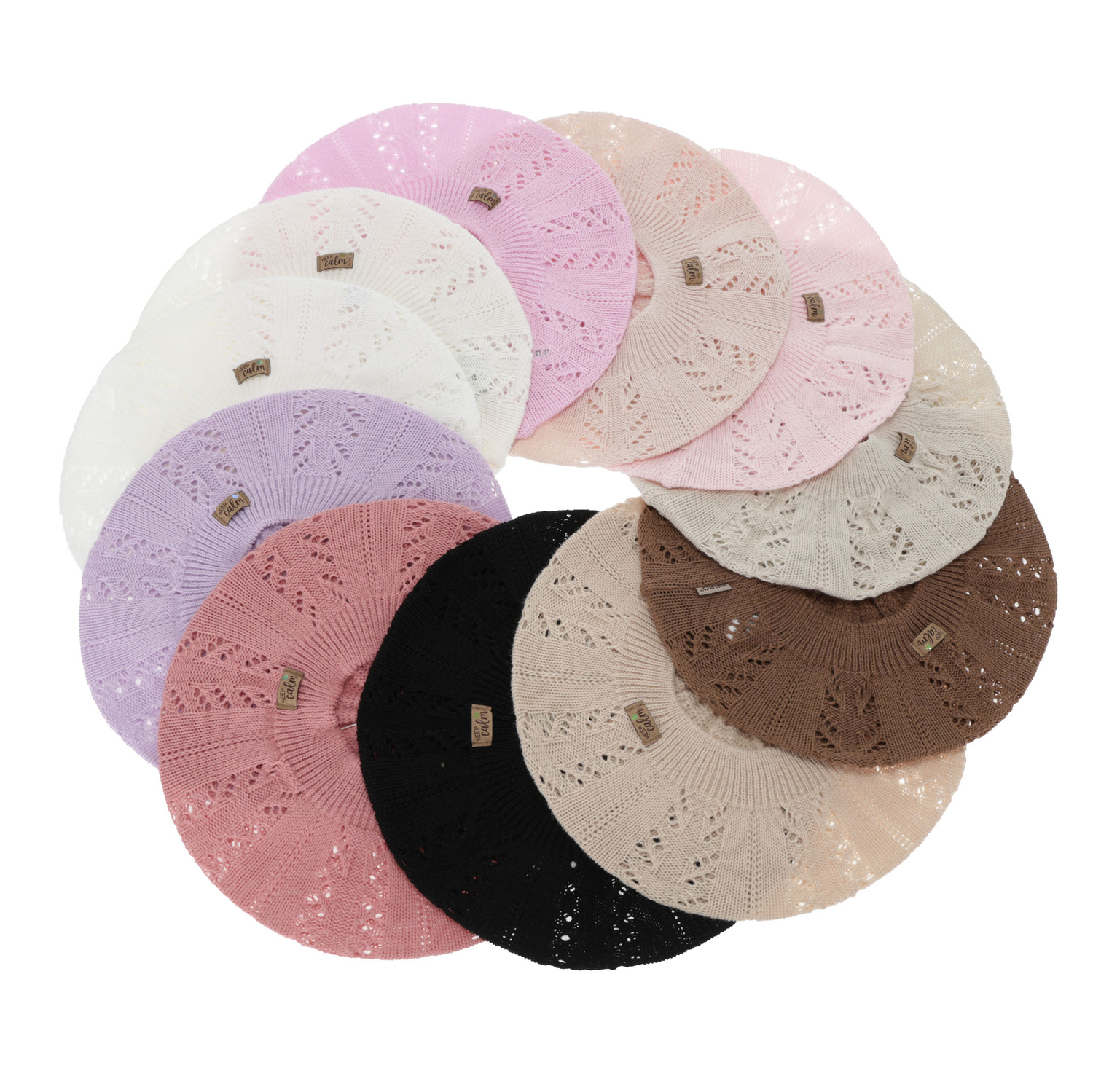 Berretto autunno/primavera bambina, crema, Kevira