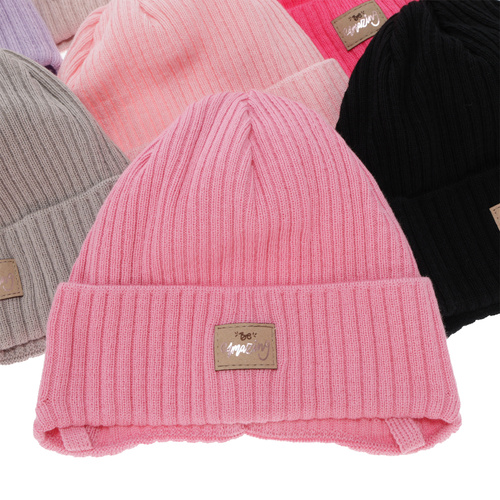 Berretto autunno/primavera bambina, grigio chiaro, con lacci, con cotone, Tindra