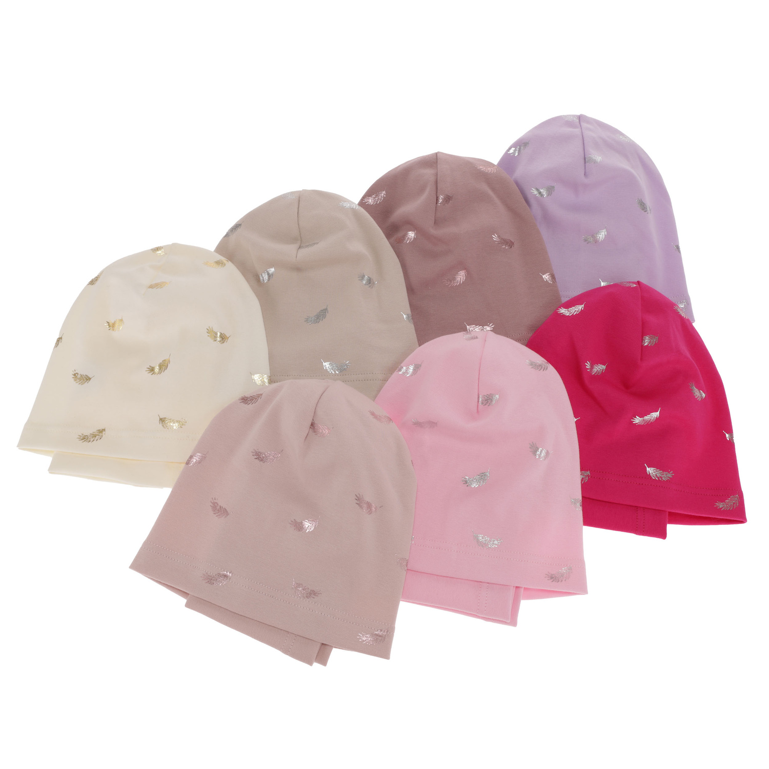 Set autunno/primavera bambina: berretto e scaldacollo, rosa, in cotone, Florena