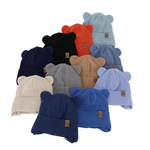 Berretto autunno/primavera bambino, azzurro, con lacci, Nikifor