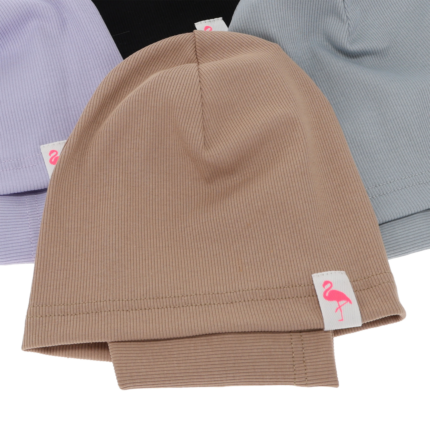 Set autunno/primavera bambina: berretto e scaldacollo, in cotone, beige, Rumilla