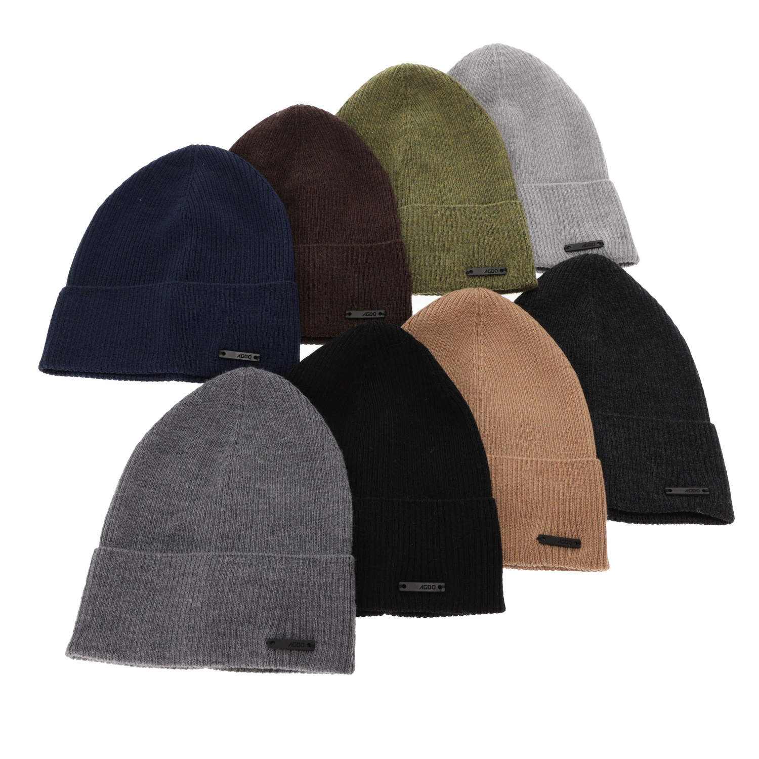 Berretto autunno/primavera uomo, blu navy, 100% Lana Merino, Fleur