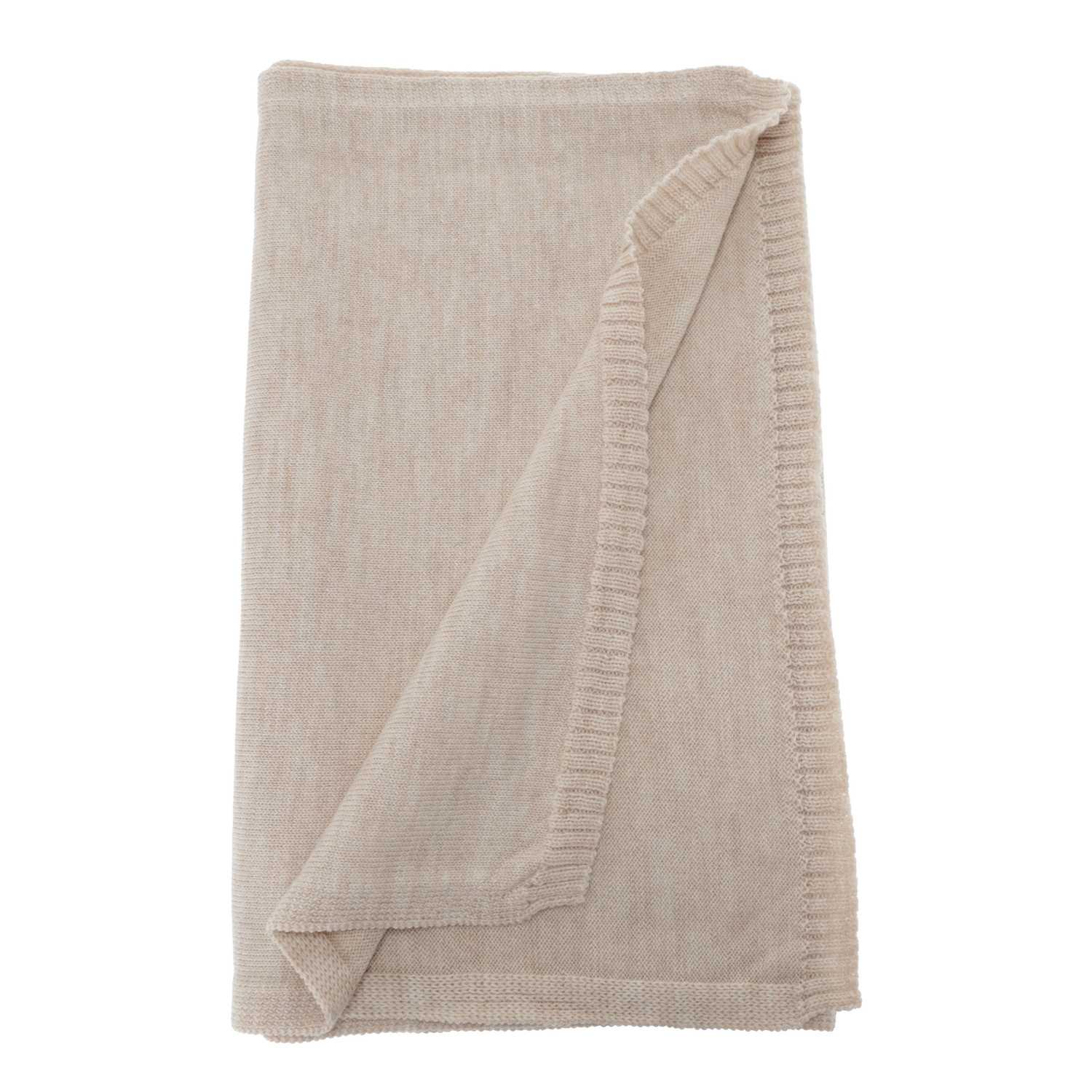 Sciarpa invernale donna, beige, 100% Lana Merino, Elonia