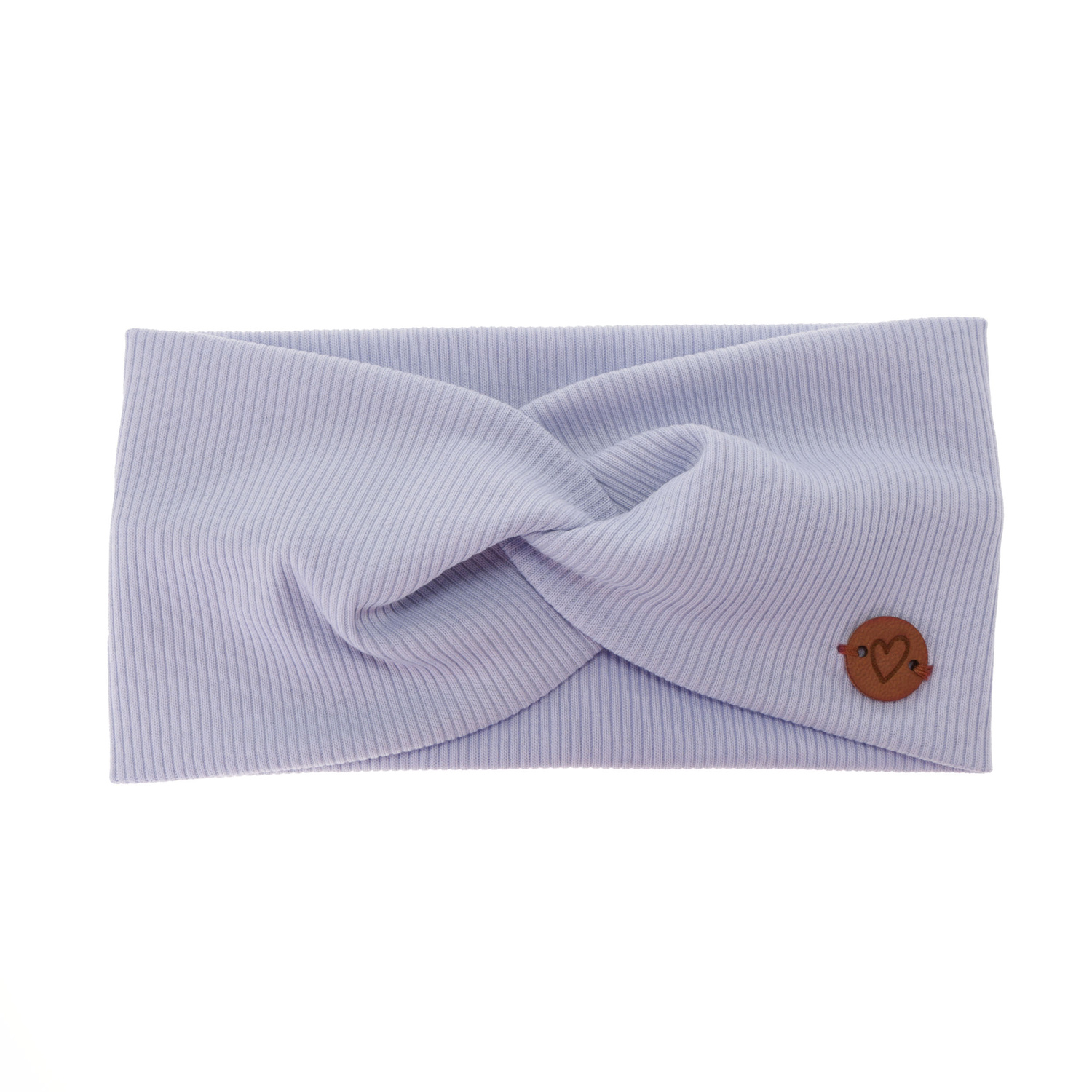 Fascia per capelli autunno/primavera bambina, lilla, cotone, Kasjana