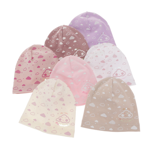 Berretto autunno/primavera bambina, beige, Klaudyna