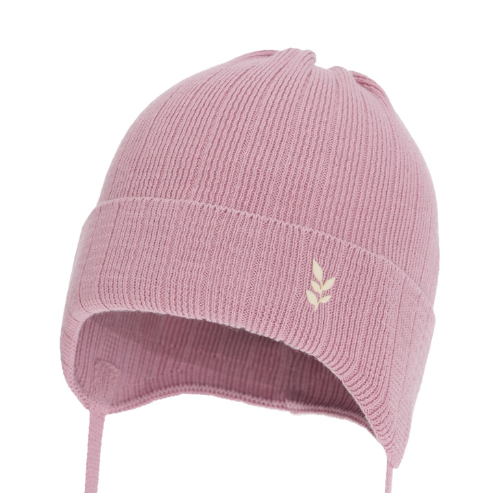 Berretto autunno/primavera bambina, rosa, 100% cotone, Zanetta