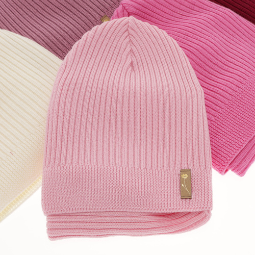 Set autunno/primavera bambina: berretto e scaldacollo, nero, 100% Lana Merino, Chelsie