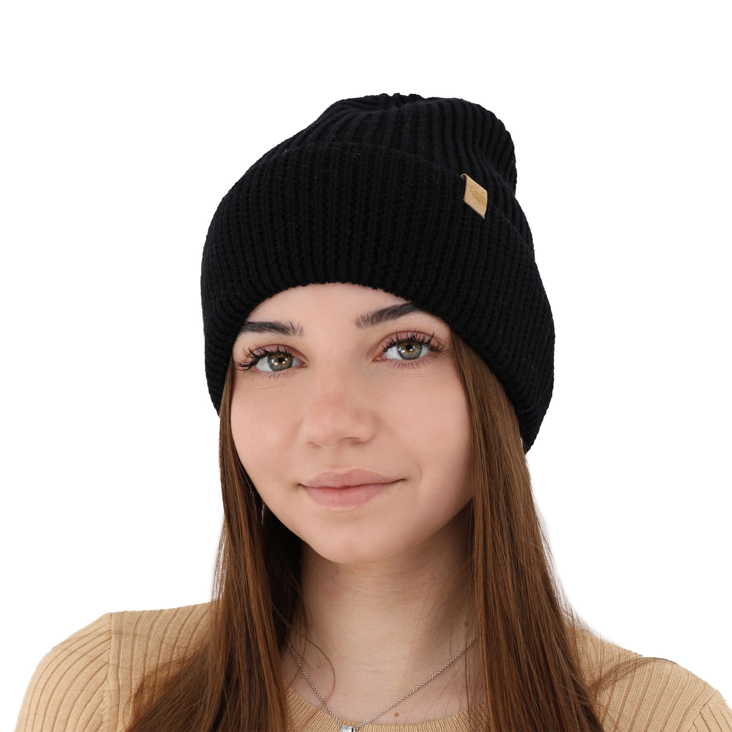 Berretto invernale donna, rosa, 100% Lana Merino, Isla