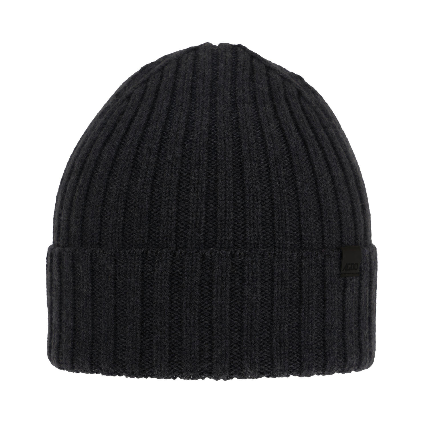 Berretto invernale uomo, grigio scuro, 100% Lana Merino, Nathan