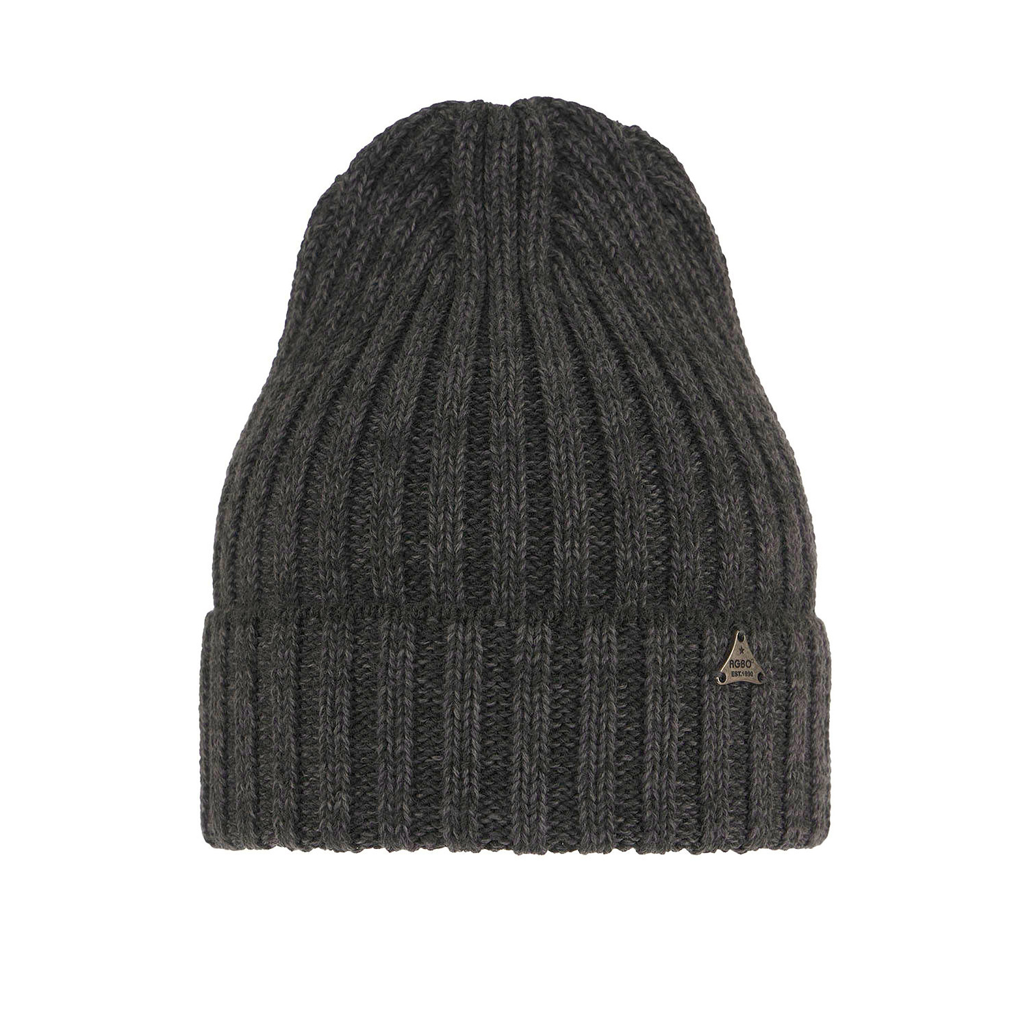 Berretto invernale uomo, grigio, 100% Lana Merino, Justin