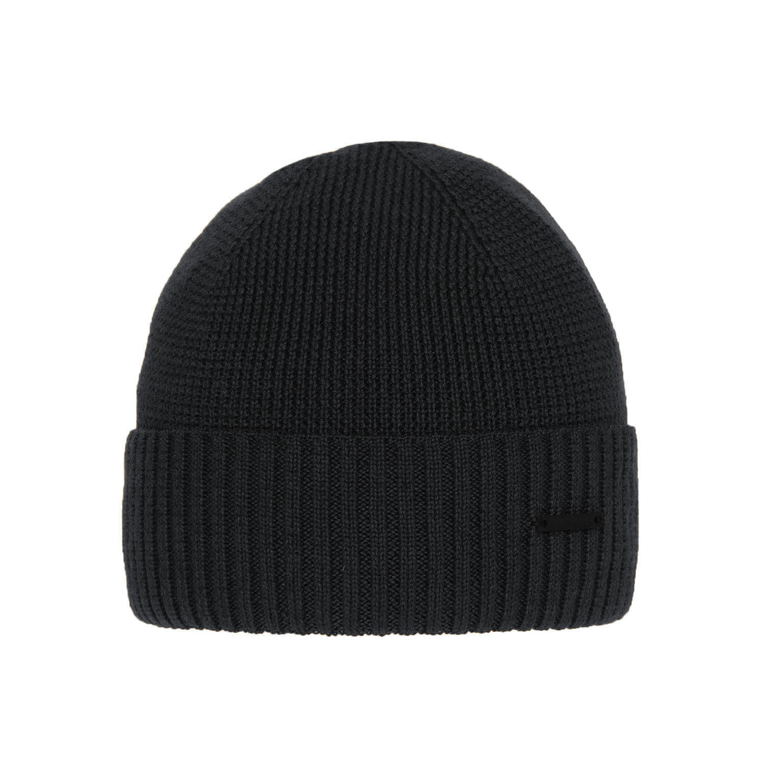 Berretto invernale uomo, grigio, 100% Lana Merino, Henk