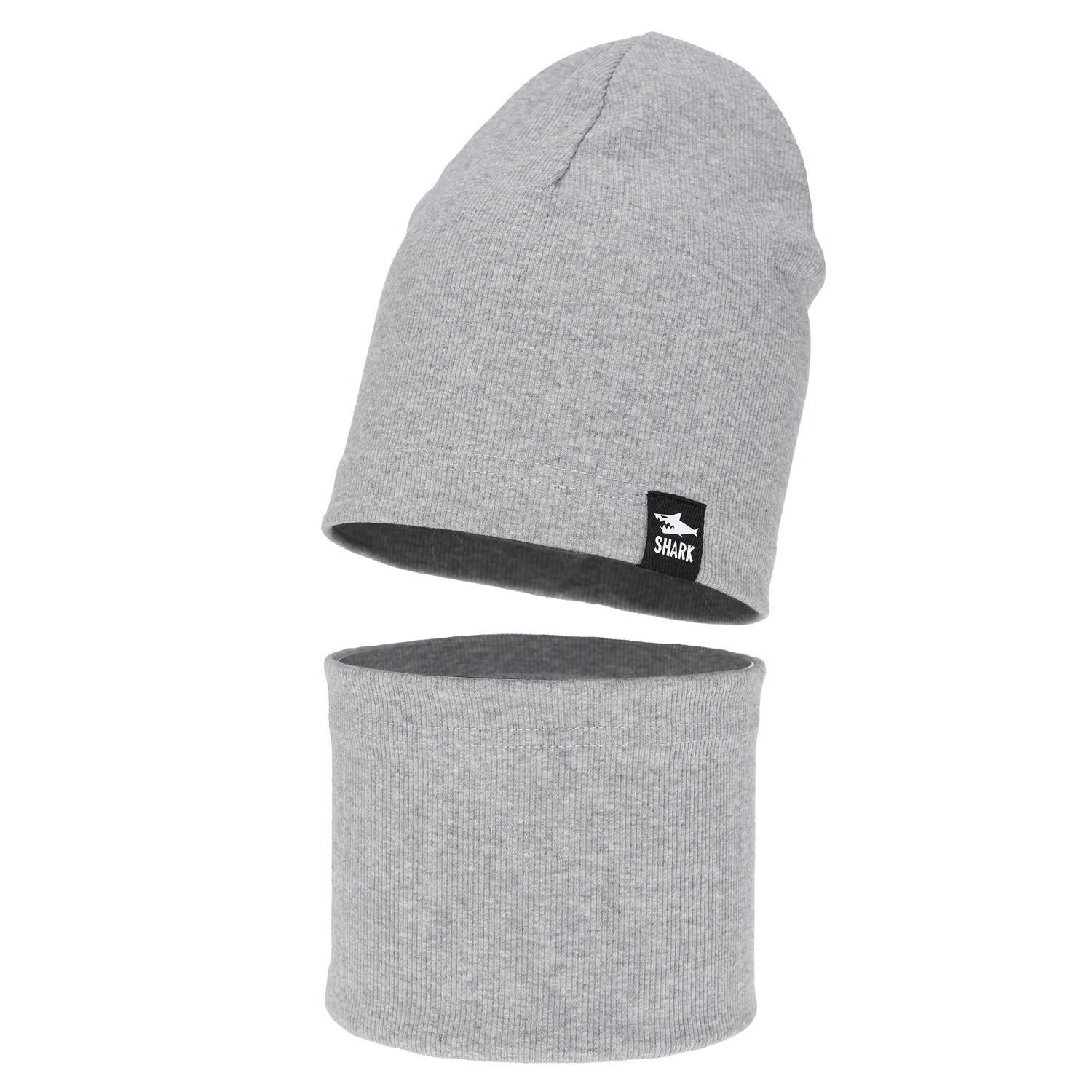 Set autunno/primavera bambino: berretto e scaldacollo, grigio, Rumel