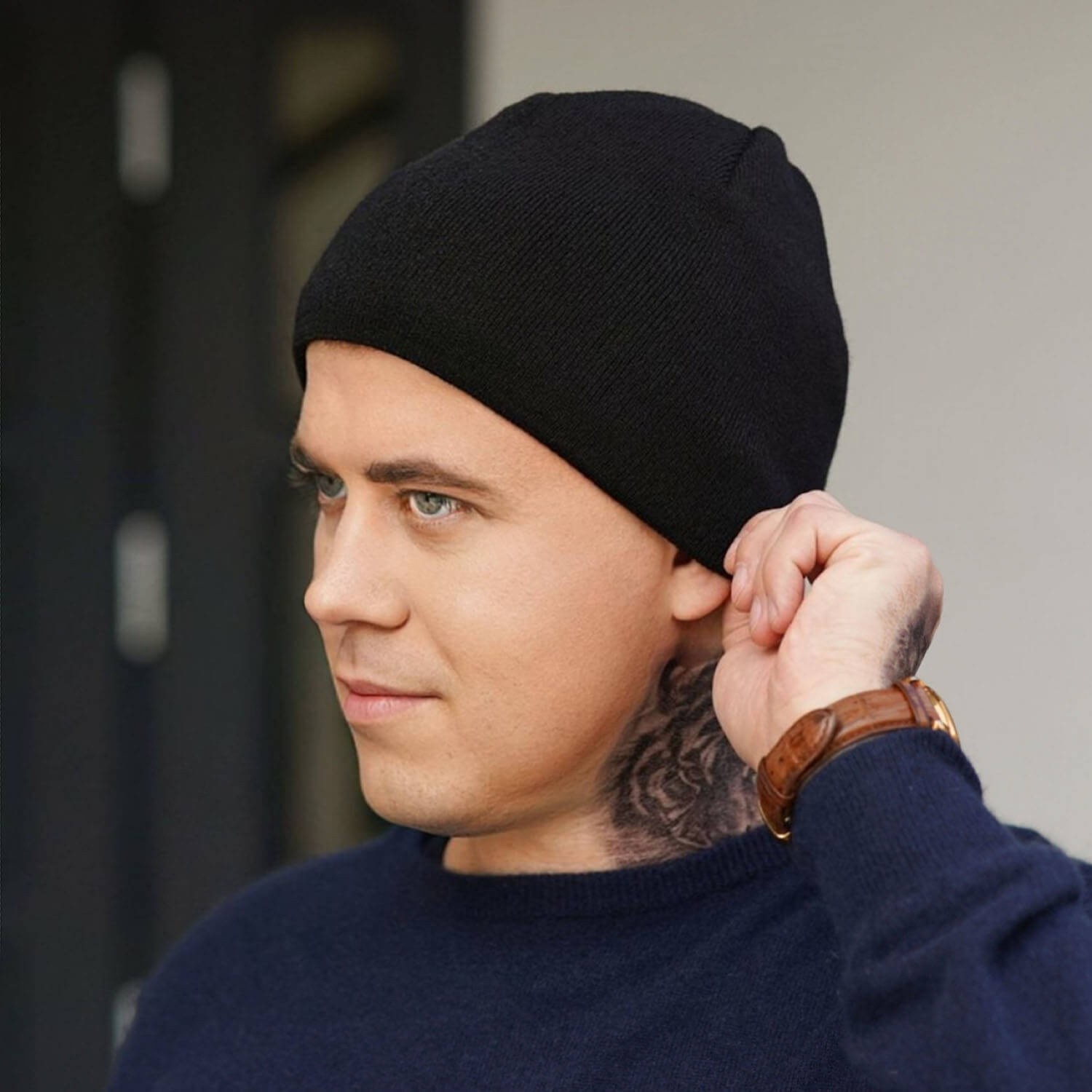 Berretto invernale uomo, bordò, Artysta