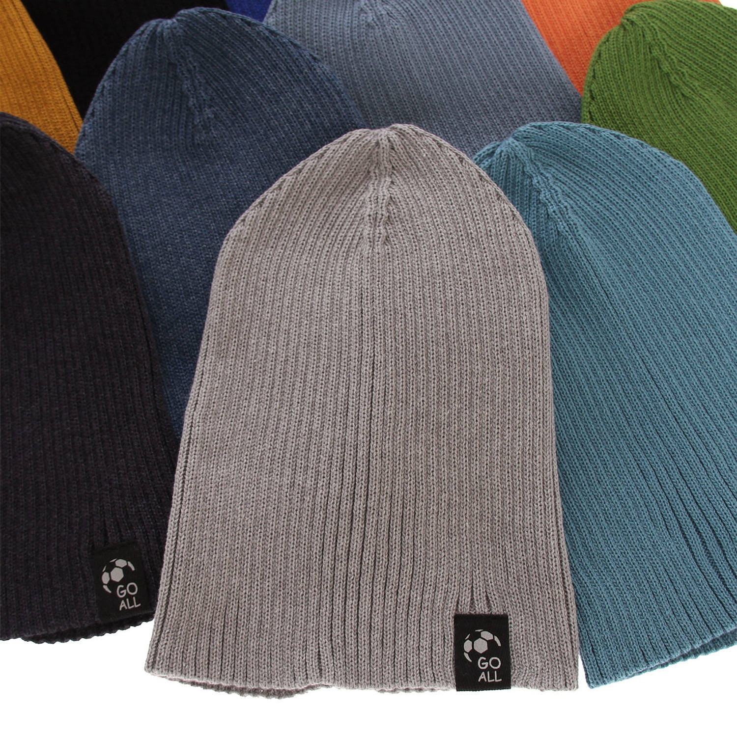 Berretto autunno/primavera bambino, con cotone, arancione, con pompon, Lenis