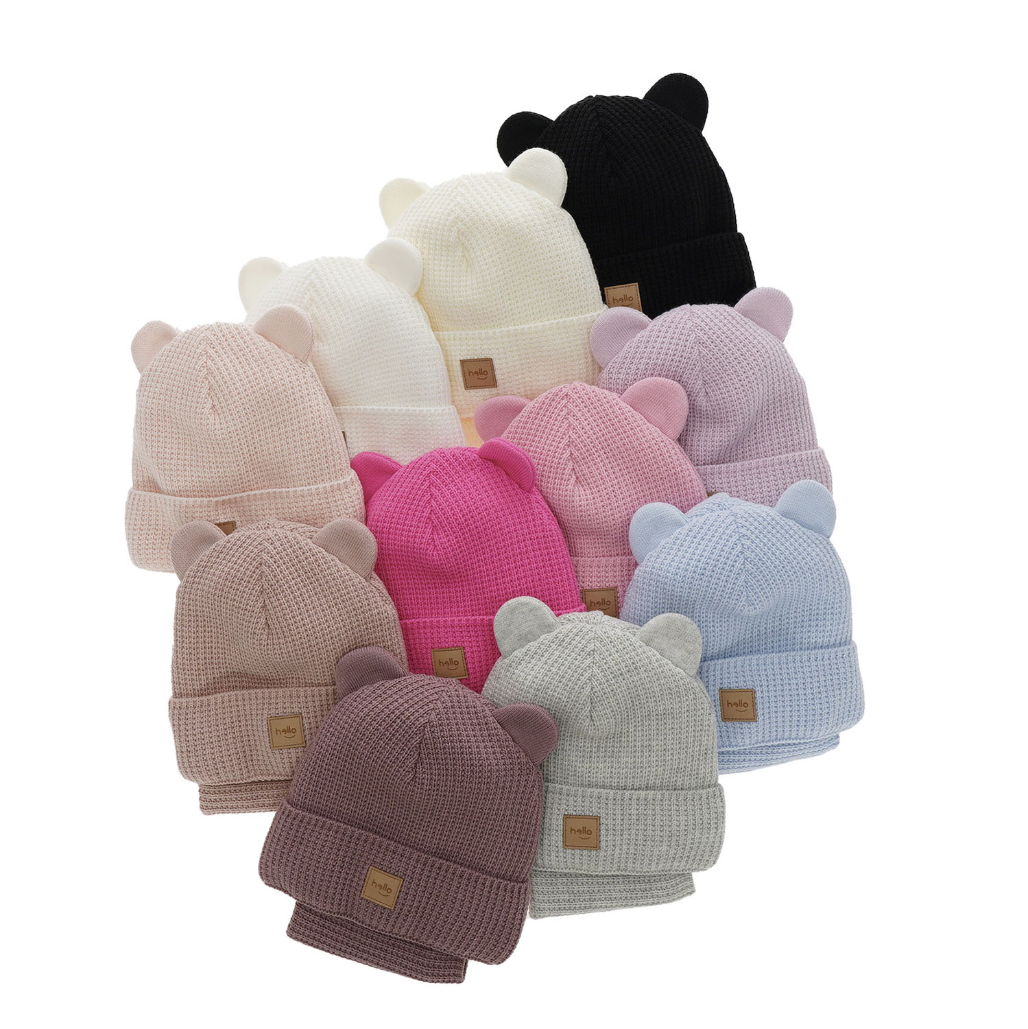 Set invernale bambina: berretto e scaldacollo, crema, Harper