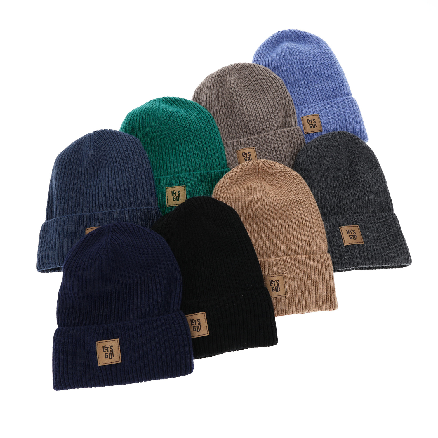 Set autunno/primavera bambino: berretto e scaldacollo, nero, 100% Lana Merino, Vanto