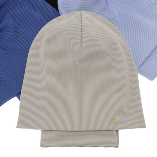 Set autunno/primavera bambino (berretto e scaldacollo), cotone, blu, Desider