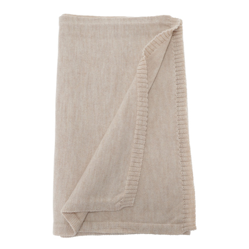 Sciarpa invernale donna, beige, 100% Lana Merino, Elonia