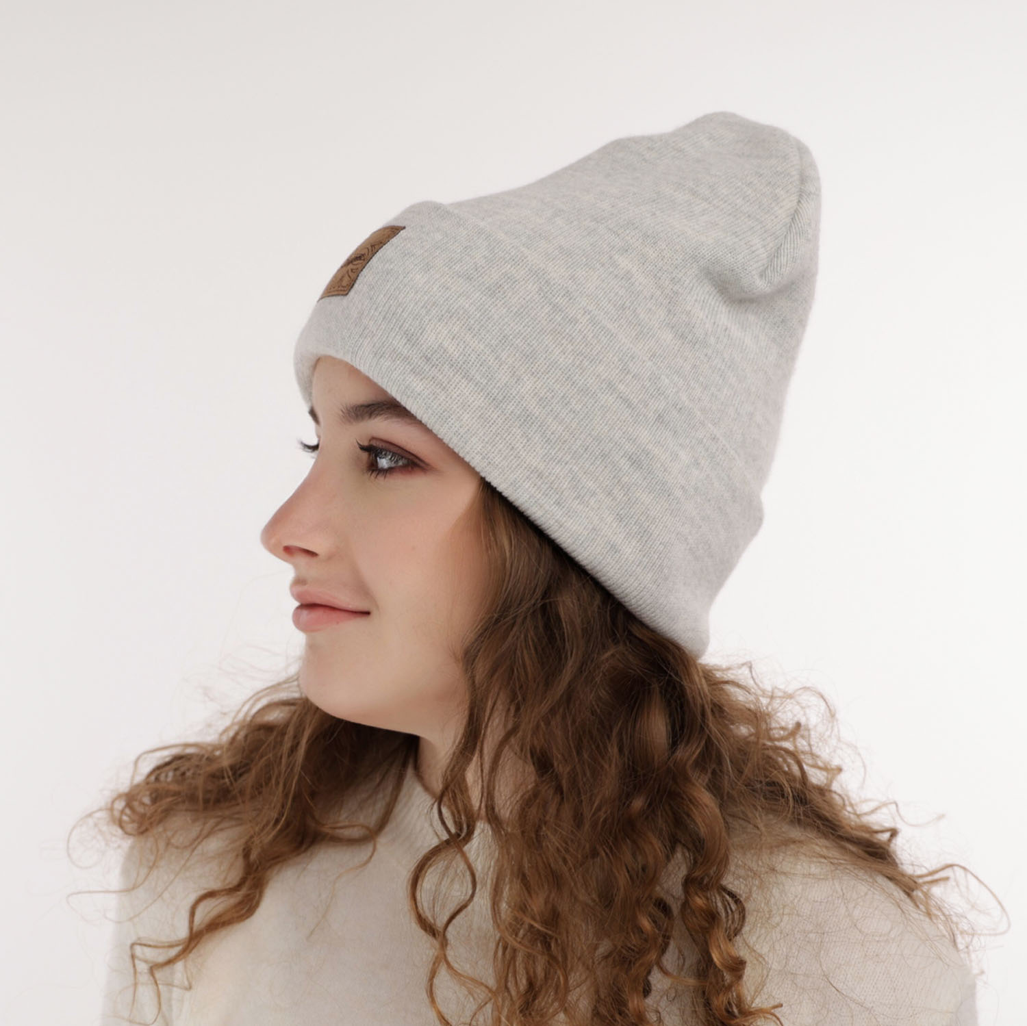 Berretto invernale bambina, grigia, Bellona