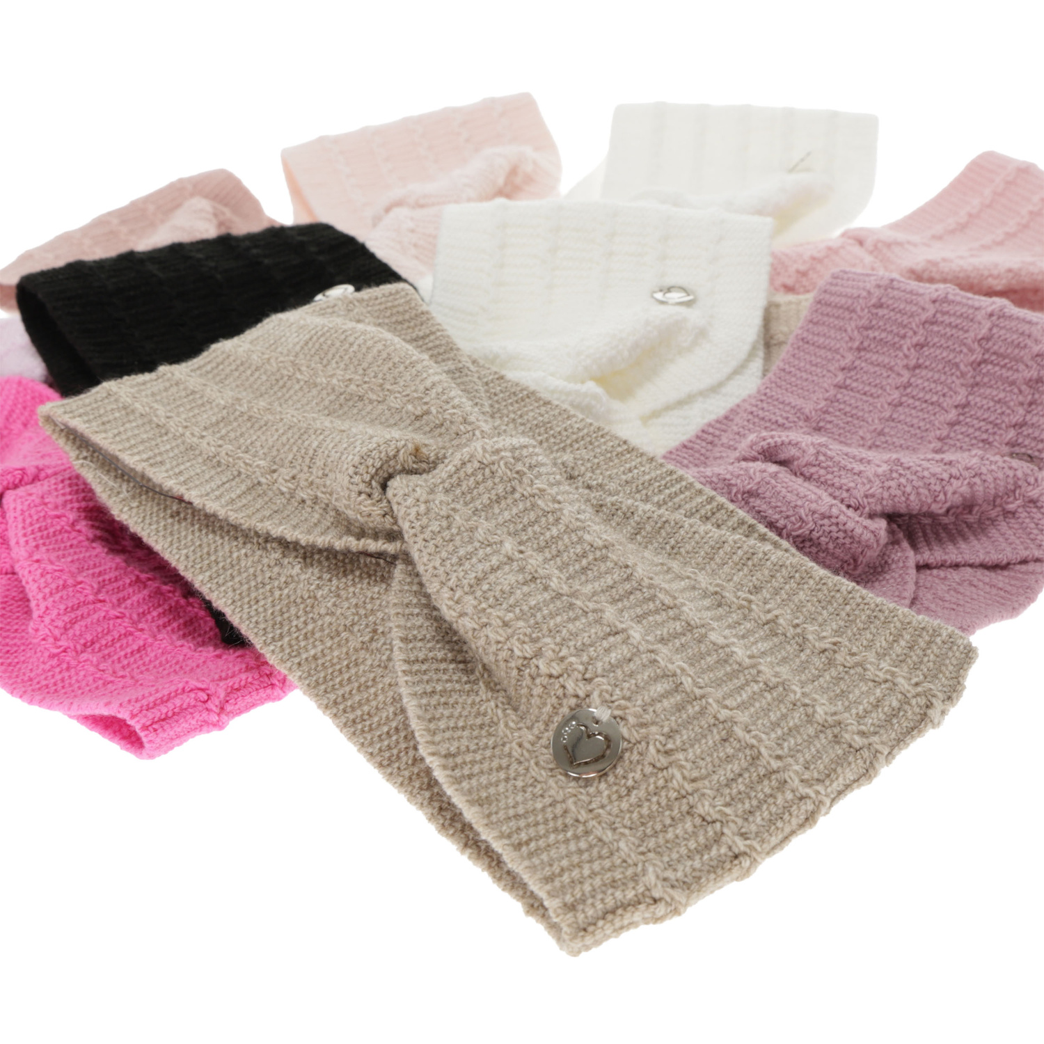 Fascia per capelli autunno/primavera bambina, beige, Elettra